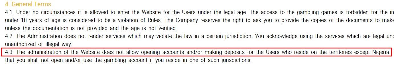 wazobet terms and conditions